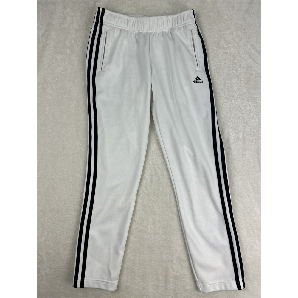 Adidas Men's Training White/Black Tiro Tapered Tear Away Pants Size Extra Small